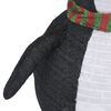vidaXL Weihnachtsdekoration Pinguin-Figur LED Luxus-Gewebe 60 cm