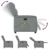 vidaXL Massagesessel Hellgrau Stoff