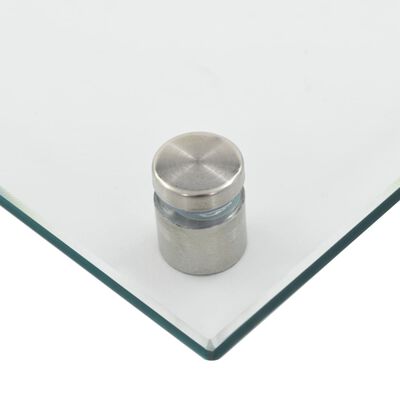vidaXL Küchenrückwand Transparent 70x60 cm Hartglas