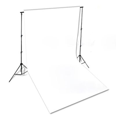 vidaXL Fotostudio-Set mit Hintergrund, Leuchten und Schirmen