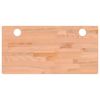 vidaXL Schreibtischplatte 80x40x4 cm Massivholz Buche