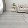 vidaXL Bodenplanken 55 pcs Hellgrau 5,11 m&sup2; PVC