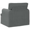 vidaXL Sofa 60cm Dunkelgrau Metall