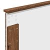 vidaXL Bettrahmen mit Kopfteil Altholz 90 x 190 cm Holzwerkstoff