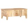 vidaXL Couchtisch 100x55x40 cm Raues Mangoholz