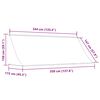 vidaXL Markise Einziehbar Anthrazit 350x150 cm Stoff und Stahl