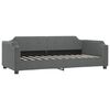 vidaXL Tagesbett mit Matratze Dunkelgrau 90x190 cm Stoff