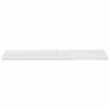 vidaXL Schweberegale 2 Stk. Hochglanz-Wei&szlig; 120x23,5x3,8 cm MDF