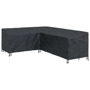 vidaXL M&ouml;belbezug Schwarz 260 x 210 x 80 cm 420D Oxford Stoff