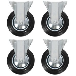 vidaXL Bockrollen 4 Stk. 160 mm