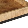 vidaXL Beistelltisch Braun 35 x 35 x 45 cm massives Mangoholz