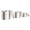 vidaXL 3-tlg. Kochtopf-Set 50/21/6 L Edelstahl