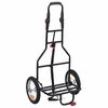 vidaXL Fahrradanh&auml;nger mit Einkaufstrolley Klappbar Schwarz