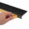 vidaXL Selbstklebende T&uuml;rb&uuml;rstendichtungen 12 pcs Schwarz 100 cm