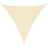 vidaXL Sonnensegel 160 g/m&sup2; Creme 4x4x4 m HDPE
