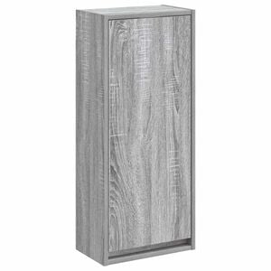 vidaXL Badezimmerschrank Grau Sonoma 35 x 20 x 81 cm Holzwerkstoff