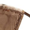 vidaXL Sessel Rautenmuster Braun Echtleder