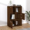 vidaXL Lagerschrank Braun Eichen-Optik 60x29,5x90 cm