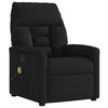 vidaXL Massagesessel Schwarz Mikrofasergewebe