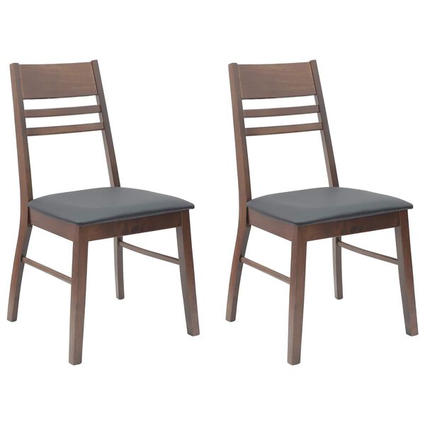 vidaXL Esszimmerst&uuml;hle 2 pcs Hellbraun 43 x 54 x 89 cm