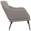 vidaXL Sitzbank Taupe 110x76x80 cm Stoff
