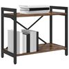 vidaXL B&uuml;cherregal Ger&auml;ucherte Eiche 60 x 30 x 50 cm Holzwerkstoff
