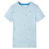 Kinder-T-Shirt Hellblau 128