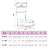 vidaXL Gummistiefel mit Herausnehmbarem Innenfutter Schwarz Gr. 45 PVC
