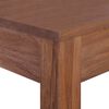vidaXL Couchtisch 110x60x40 cm Teak Massivholz