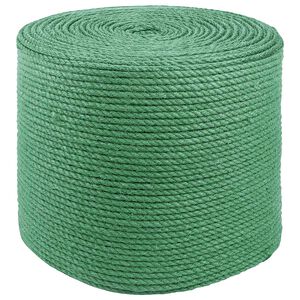 vidaXL 4 mm Gr&uuml;n 100% Tossa Jute