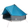 vidaXL Tipi-Familienzelt 10 Personen Blau Wasserdicht