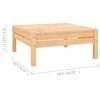vidaXL 10-tlg. Garten-Lounge-Set Massivholz Kiefer