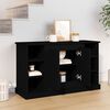 vidaXL Sideboard Schwarz 100x35,5x60 cm Holzwerkstoff