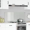 vidaXL K&uuml;chenr&uuml;ckwand Transparent 120 x 50 cm Geh&auml;rtetes Glas