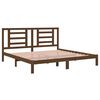 vidaXL Massivholzbett Honigbraun Kiefer 200x200 cm