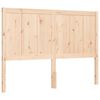 vidaXL Massivholzbett mit Kopfteil 140x200 cm
