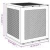 vidaXL Aufbewahrungsbox Braun 55 x 53 x 57 cm Polypropylen