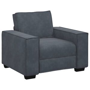 vidaXL Sessel Dunkelgrau 100x78x84 cm Samt