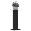 vidaXL Pflanzenst&auml;nder 2 Stk. Schwarz 30x30x80 cm Holzwerkstoff