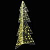 vidaXL Weihnachtsbaum mit 160 LEDs Warmes Wei&szlig; 150 cm Acryl
