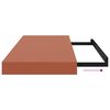 vidaXL Wandregal Wandmontiert Rot 60 x 23 x 4 cm Holzwerkstoff
