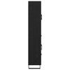 vidaXL Highboard 2 pcs Schwarz Eichen-Optik 69,5 x 34 x 180 cm