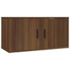 vidaXL TV-Wandschr&auml;nke 2 Stk. Braun Eichen-Optik 80x34,5x40 cm