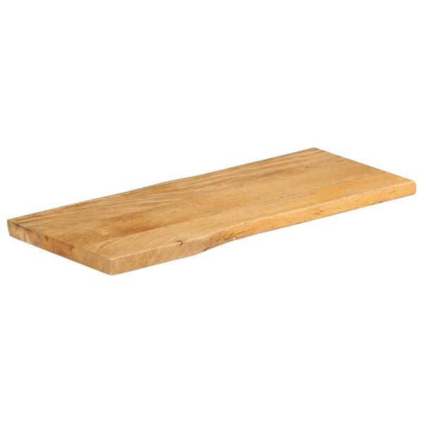 vidaXL Tischplatte mit Baumkante 90x40x2,5 cm Massivholz Mango