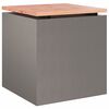 vidaXL Gartenbank Wetterfeststahl 40 x 40 x 43 cm
