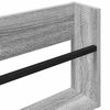 vidaXL Magazinregal Graues Sonoma 80 x 12 x 30 cm Holzwerkstoff