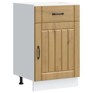 vidaXL K&uuml;chen-Unterschrank Lucca Artisan-Eiche Holzwerkstoff