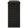vidaXL Outdoor-M&uuml;lltonne Schwarz 78x41x86 cm Polypropylen