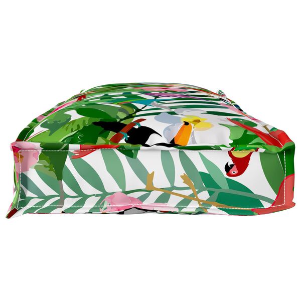 vidaXL Kissen Floral Mehrfarbig 110 x 40 x 8 cm Oxford-Stoff