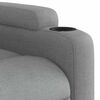 vidaXL Massagesessel Hellgrau Stoff